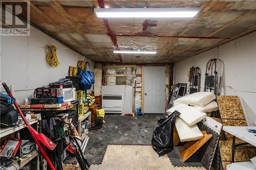 The inside of the garage. - 2452 Queensway Road, North Bay, ON - Indoor Photo Showing Garage