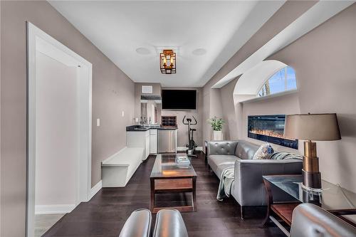 509 Elizabeth Street|Unit #4, Burlington, ON - Indoor Photo Showing Living Room With Fireplace