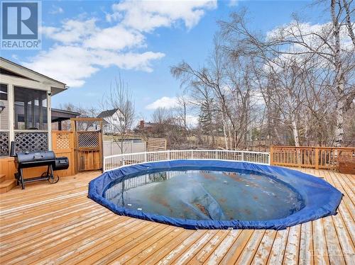 7 Bobcat Way, Stittsville, ON - Outdoor With Above Ground Pool