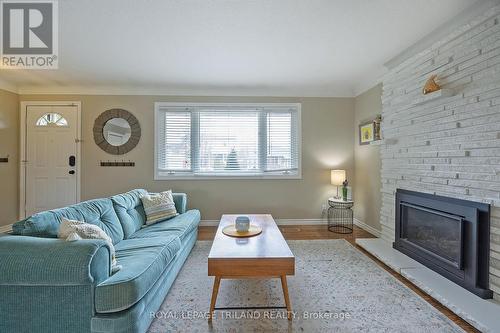 309 Burlington Crescent, London, ON - Indoor Photo Showing Living Room With Fireplace