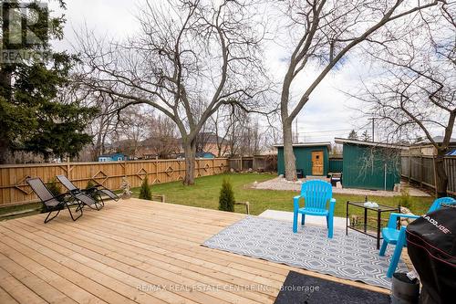 1017 Plains View Ave, Burlington, ON - Outdoor With Deck Patio Veranda With Backyard