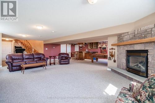 8485 Highway 93, Tiny, ON - Indoor Photo Showing Other Room With Fireplace