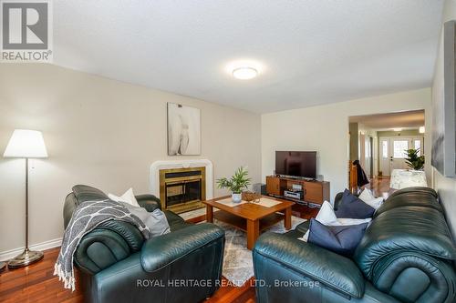360 Sheppard Ave, Pickering, ON - Indoor Photo Showing Living Room With Fireplace