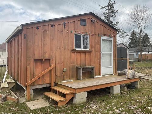 Bunkie/wood storage/workshop - 325 Bluewater Parkway, Haldimand County, ON - Outdoor With Deck Patio Veranda With Exterior