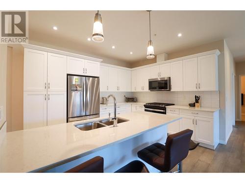 3346 Skaha Lake Road Unit# 1304, Penticton, BC - Indoor Photo Showing Kitchen With Stainless Steel Kitchen With Double Sink With Upgraded Kitchen