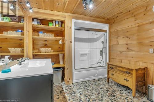 Main Cottage Infloor Heating - 126 Sunset Drive, Kincardine Twp, ON - Indoor Photo Showing Laundry Room