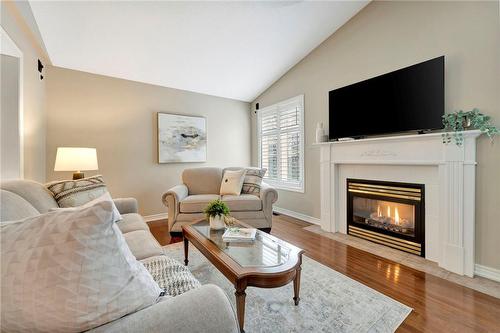 251 Braithwaite Avenue, Hamilton, ON - Indoor Photo Showing Living Room With Fireplace