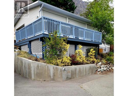 4505 Mclean Creek Road Unit# E45, Okanagan Falls, BC - Outdoor With Deck Patio Veranda
