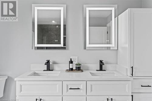 His and Hers sinks - 90 10Th Street Se, Chesley, ON - Indoor