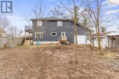 Deep rear yard with potential to add access - 90 10Th Street Se, Chesley, ON - Outdoor