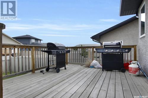 3857 Green Moss Bay, Regina, SK - Outdoor With Deck Patio Veranda With Exterior