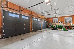 3 car heated garage with a separate entrance to lower level - 