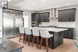 Custom Cabinetry, with a  side pantry, spacious for entertaining - 