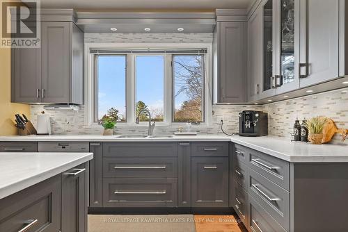 28 Golf Club Crescent, Kawartha Lakes, ON - Indoor Photo Showing Kitchen With Double Sink