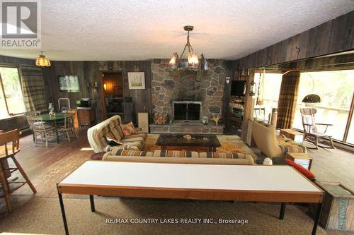 B40440 Shore Road, Brock, ON - Indoor With Fireplace