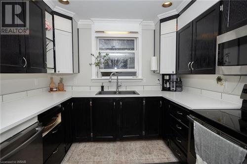 262 Mead Boulevard, Espanola, ON - Indoor Photo Showing Kitchen With Double Sink