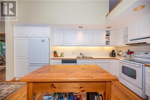 27 Rocky Shores Lane, Round Lake Centre, ON - Indoor Photo Showing Kitchen With Double Sink