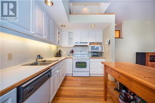 27 Rocky Shores Lane, Round Lake Centre, ON - Indoor Photo Showing Kitchen With Double Sink