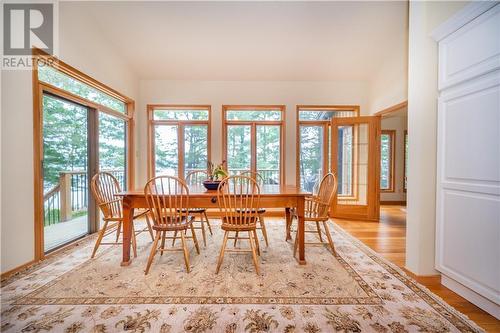 27 Rocky Shores Lane, Round Lake Centre, ON - Indoor Photo Showing Dining Room