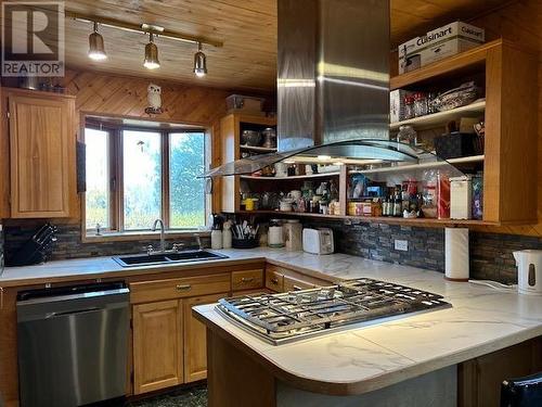 1161 Ioco Road, Vanderhoof, BC - Indoor Photo Showing Kitchen With Double Sink