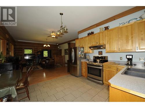 2037 Singlehurst Road, Terrace, BC - Indoor Photo Showing Kitchen With Double Sink