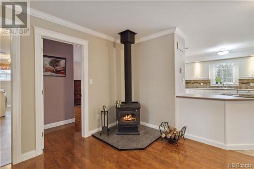 10 Lindsay Lane, Burton, NB - Indoor With Fireplace