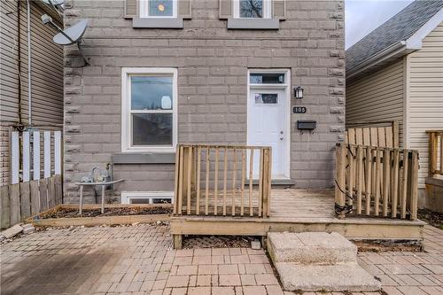 105 Gertrude Street, Hamilton, ON - Outdoor With Deck Patio Veranda With Exterior