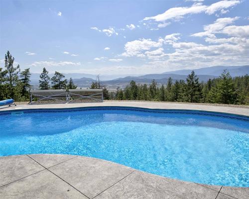 6895 Farmers Drive, Kelowna, BC - Outdoor With In Ground Pool With View