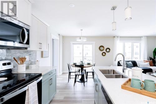 435 Myles Heidt Manor, Saskatoon, SK - Indoor Photo Showing Kitchen With Double Sink With Upgraded Kitchen