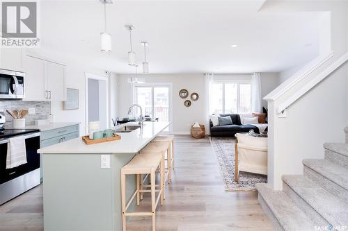 433 Myles Heidt Manor, Saskatoon, SK - Indoor Photo Showing Kitchen With Double Sink With Upgraded Kitchen