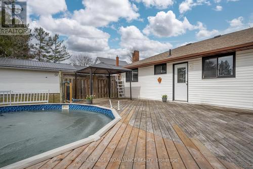 9 Elizabeth St, Stirling-Rawdon, ON - Outdoor With Above Ground Pool With Deck Patio Veranda With Exterior