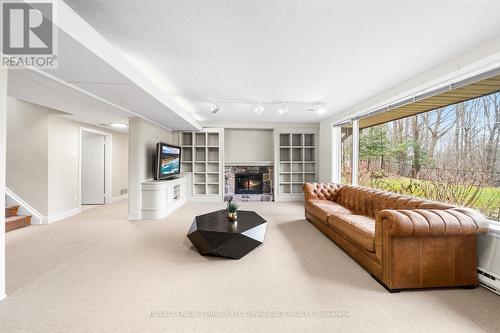 79 Forest Grove Dr, Toronto, ON - Indoor With Fireplace