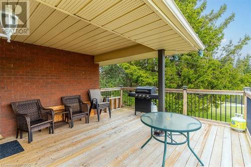 16X16 Patio off the kitchen - 363618 Lindenwood Road, Kemble, ON - Outdoor With Deck Patio Veranda With Exterior