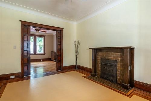 49 Spadina Avenue, Hamilton, ON - Indoor Photo Showing Other Room With Fireplace