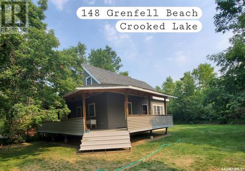 148 Grenfell Beach, Crooked Lake, SK - Outdoor With Deck Patio Veranda