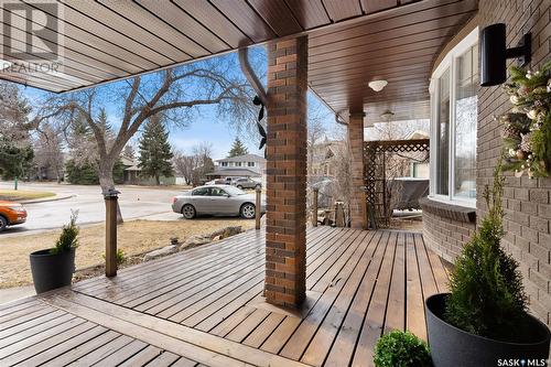36 Everett Crescent, Regina, SK - Outdoor With Deck Patio Veranda