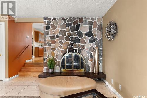 36 Everett Crescent, Regina, SK - Indoor With Fireplace