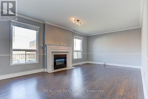 26 Silverbirch Pl, Whitby, ON - Indoor Photo Showing Living Room With Fireplace