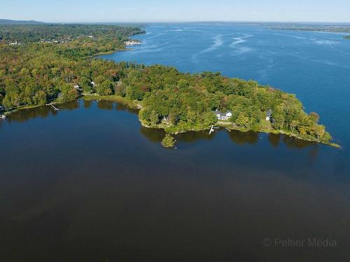 Aerial photo - 28 Rue Quarry Point, Hudson, QC - Outdoor With Body Of Water With View