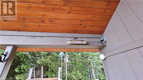Heat lamp to enjoy on the deck on those cool evenings. - 73 Larsen Cove Road, Northern Bruce Peninsula, ON - Outdoor With Exterior
