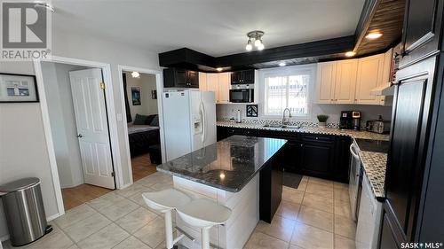 5703 Nelson Beach Drive, Wakaw Lake, SK - Indoor Photo Showing Kitchen With Double Sink