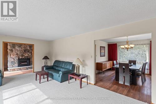 572 Main St, Halton Hills, ON - Indoor Photo Showing Living Room With Fireplace