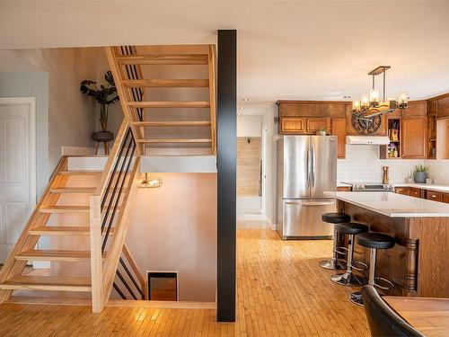Staircase - 330 Rg Papineau, Saint-Paul-D'Abbotsford, QC - Indoor Photo Showing Kitchen