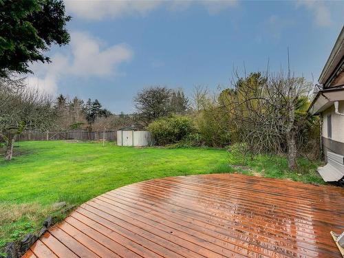 2119 Bakerview Pl, North Saanich, BC - Outdoor With Deck Patio Veranda With Backyard