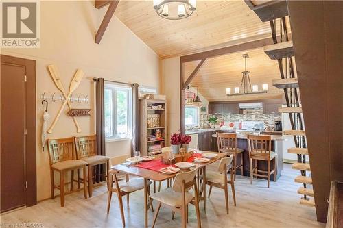 46 Allister Place, Sauble Beach, ON - Indoor Photo Showing Dining Room