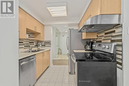 #1204 -330 Rathburn Rd W, Mississauga, ON - Indoor Photo Showing Kitchen With Double Sink