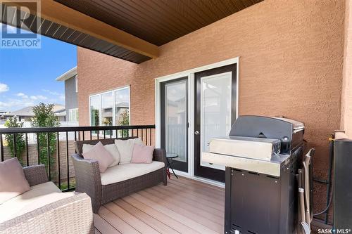 6037 Eagles Cove, Regina, SK - Outdoor With Deck Patio Veranda With Exterior