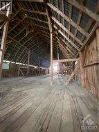 barn loft clean and ready for storage - 
