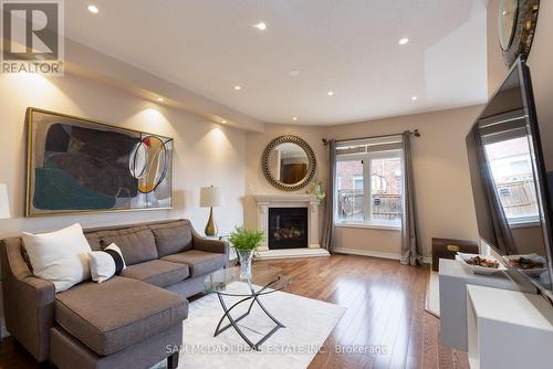 3 Shediac Rd, Brampton, ON - Indoor Photo Showing Living Room With Fireplace