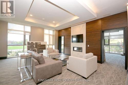 #217 -349 Rathburn Rd W, Mississauga, ON - Indoor With Fireplace